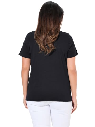 Ulla Popken Shirt in schwarz