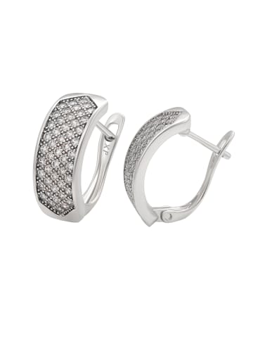 faina Women Huggie Earrings in Silver