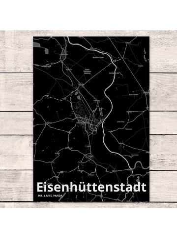 Mr. & Mrs. Panda bildkarte Eisenhüttenstadt mit Spruch in Keine Angabe