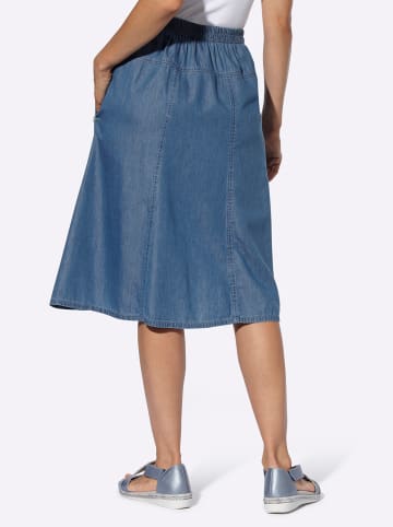 WITT WEIDEN Jeans-Rock in blue-bleached