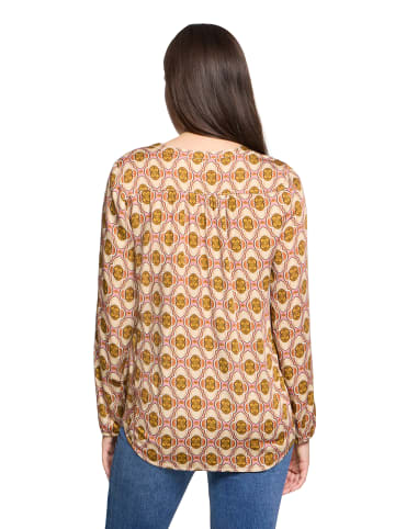 CARTOON Casual-Bluse mit Knöpfen in Brown/Rosé