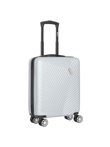 mano Don Carlo 4 Rollen Kabinentrolley 55 cm silber