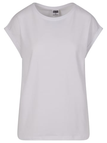 Urban Classics Urban Classics Damen Ladies Extended Shoulder Tee in white