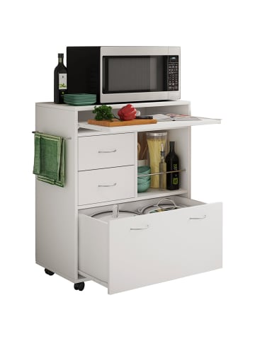 ebuy24 Küchenmöbel Kicha Weiß 70 x 40 cm