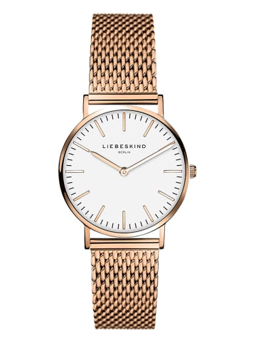 LIEBESKIND BERLIN Uhr & Armband Set Lovely Basic Rosé in roségold