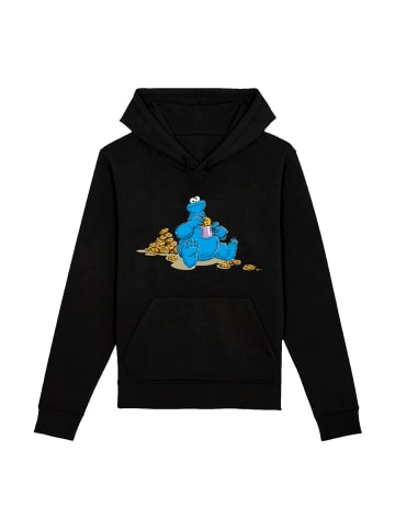 F4NT4STIC Hoodie Sesamstraße Cookie Monster Coockietime in schwarz