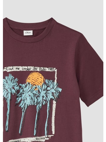 s.Oliver T-Shirt in 4927_burgund