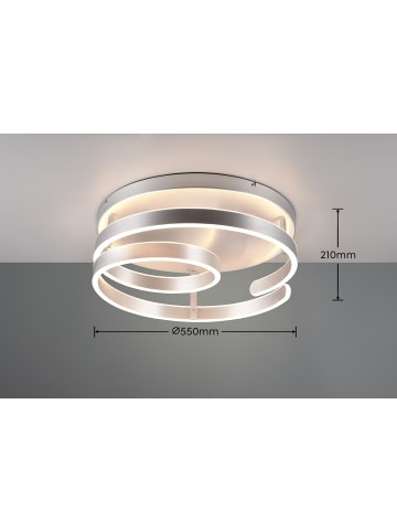 Trio Leuchten Deckenleuchte MARNIE in Aluminium gebürstet