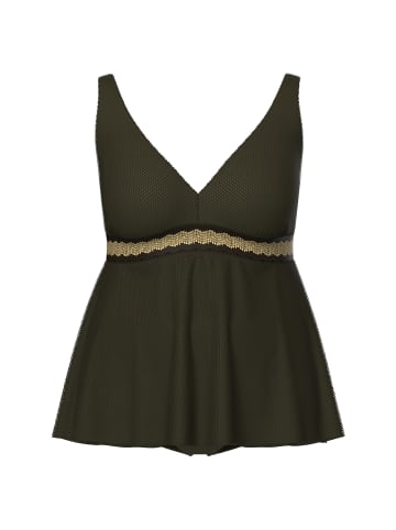 Ulla Popken Soft-BH in dunkel khaki