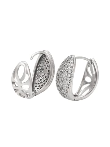 faina Women Huggie Earrings in Silver