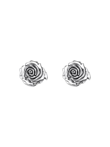 Thomas Sabo Ohrstecker Midnight Rose in silber