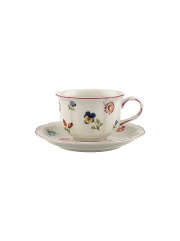 Villeroy & Boch Teetasse mit Untertasse Petite Fleur 130 ml in bunt