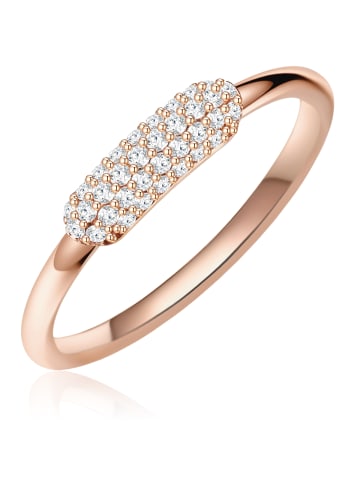 Glanzstücke München Ring Sterling Silber roségold Zirkonia weiß in roségold