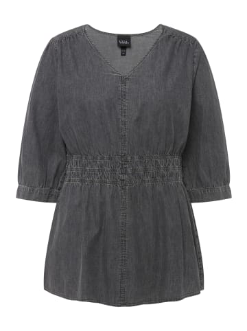 Ulla Popken Longtunika in anthrazit melange