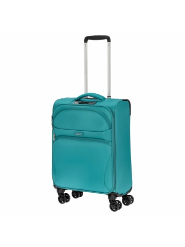 D&N Travel Line 9104 - 4-Rollen-Kabinentrolley S 55 cm in grün