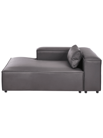 Beliani Sofaelement BRANDE in Schwarz - (W) 121 x (H) 70 x (L) 184 cm