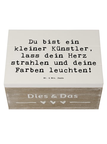Mr. & Mrs. Panda Box Spruch Die Freude an der Kreativität entdec... in Weiß