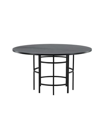 ebuy24 Esstisch Copenhagen Schwarz 140 x 140 cm