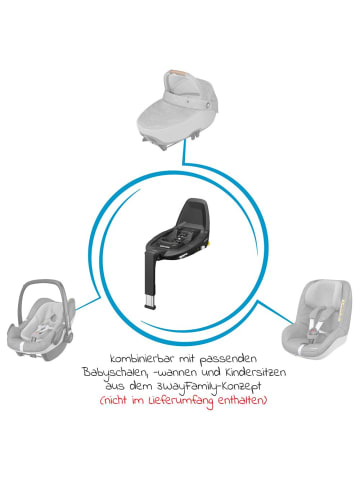 Maxi-Cosi Isofix-Basis FamilyFix3 i-Size für die Montage in schwarz