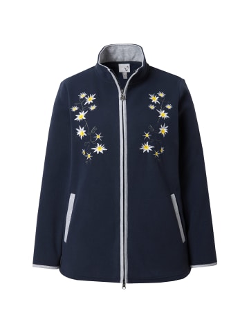 Ulla Popken Sweatjacke in marine