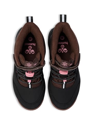 Hummel Klettverschluss Stiefel Snow Boot Draußen Kinder in PEPPERCORN