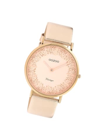 Oozoo Armbanduhr Oozoo Vintage Series roségold groß (ca. 40mm)