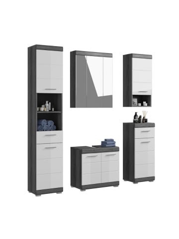 ebuy24 Badmöbelset Scout Weiß 164 x 34 cm