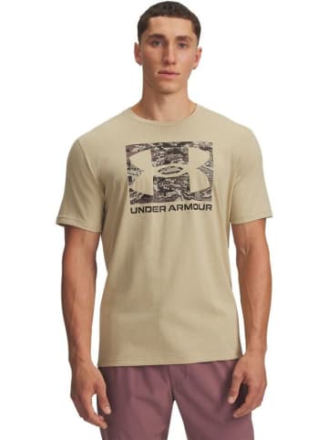 Under Armour Sportshirt "ABC Camo Boxed Logo T-Shirt" in Braun