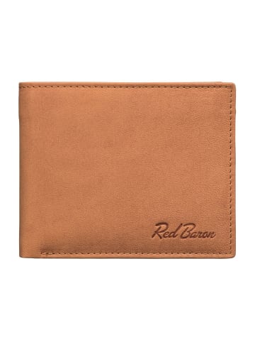 Red Baron Portemonnaie in Braun - (L) 12 x (B) 10 cm