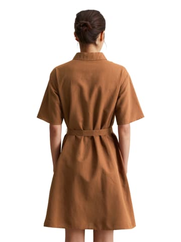 Marc O'Polo DENIM Hemdblusenkleid relaxed in Melted Chocolate