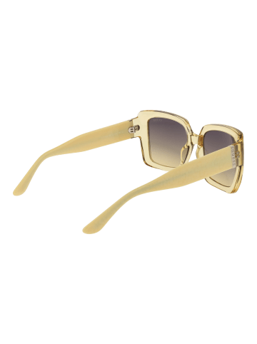 Guess Frauen Sonnenbrille Quadratisch Gelb
