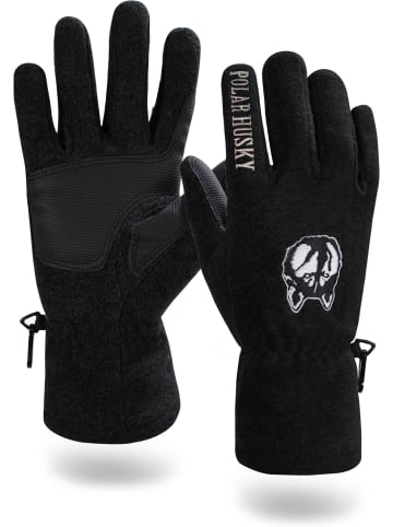 Polar Husky Fleece Handschuhe Lhotse in Schwarz