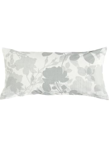 Erwin Müller Edel Flanell Kissenbezug in hellgrau-weiß