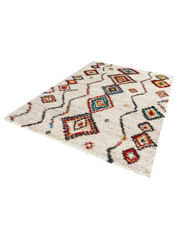 Teppich Boss Hochflor Teppich Geometric creme