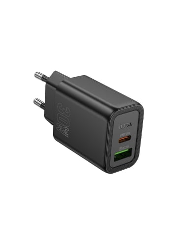 HOCO Ladegerät N63 30W USB-C/A PD QC3.0 Schnellladung
