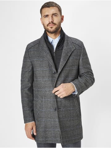 S4 JACKETS Wollmantel Newton L in smoke grey