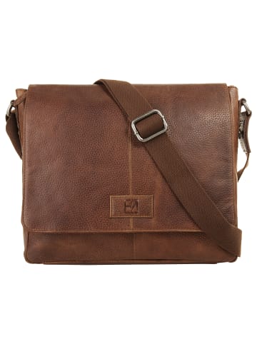 Bodenschatz Umhängetasche echt Leder in cognac
