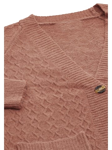 aleva Damen Strickjacke in Dunkelrosa