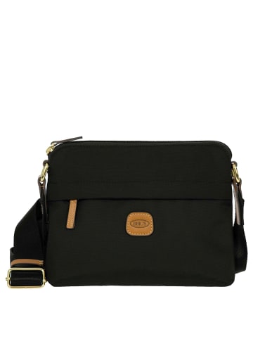 BRIC`s X-Bag - Schultertasche 23 cm (olive) in schwarz