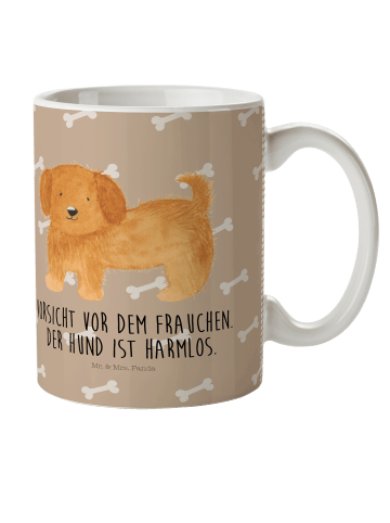 Mr. & Mrs. Panda Pott Hund Flauschig mit Spruch in Hundeglück