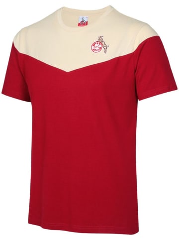 Fußballverein 1. FC Köln T-Shirt "T-Shirt Alte Kölner Straße" in Rot