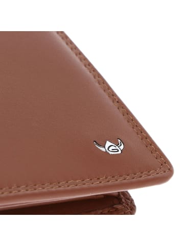 Golden Head Polo Geldbörse RFID Schutz Leder 13 cm cognac