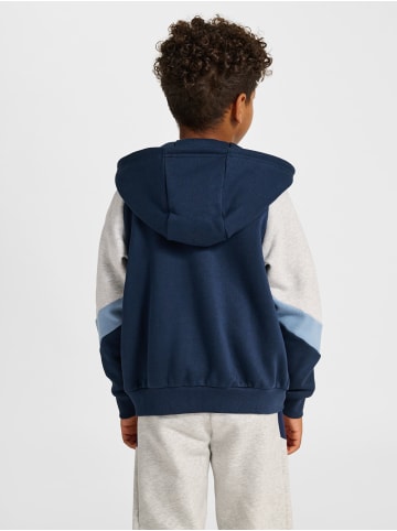 Hummel Reißverschluss Kapuzenpullover Hmljr Loose Kinder in DRESS BLUES/FADED DENIM