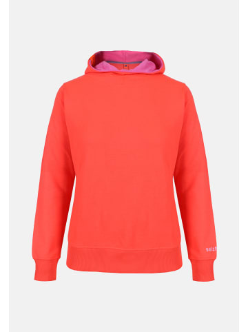 Salzhaut Hoodie VERDOMELT in Fiery Coral