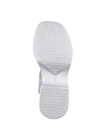 Ital-Design High-Heel Sandalette in Silber