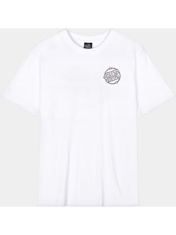 Santa Cruz Shirt "Offshore Dot T-Shirt" in Weiß