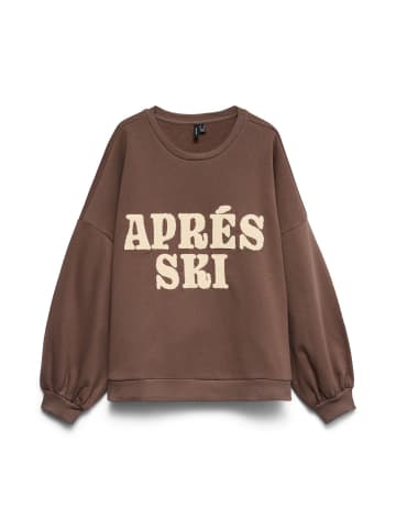 Vero Moda Sweatshirt in Chocolate Martini