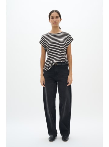 InWear T-shirt SuieIW Gerade Passform in Vanilla Stripes