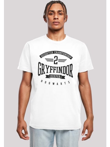 F4NT4STIC T-Shirt Harry Potter Gryffindor Keeper in weiß