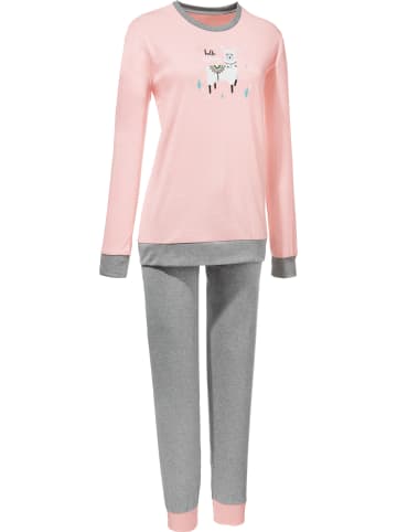 Erwin Müller Single-Jersey Schlafanzug in rosa